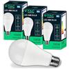 V-TAC 3x Lampadine LED A65 da 15W - SUPER LUMINOSE - 1521 Lumen - Attacco E27 - Lampadine Nuova Generazione - Equivalenti a 100W - Box da 3 - Luce Bianca Calda 3000K