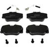 FERODO Kit pastiglie freni Anteriore Con contatto segnalazione usura con accessori FDB415 Compatibilità con PEUGEOT 205 II 20A/C, MERCEDES-BENZ 190 W201 Tre volumi W124 Classe E Sedan W124
