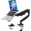 HUANUO Braccio regolabile per monitor da 13 a 34 pollici, supporto da scrivania per laptop fino a 17, supporta 2,2-9 kg, VESA 75 x 75 100 x 100, 2 opzioni di montaggio