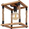Globo lighting Plafoniera Vernon a 1 luce con corda stile vintage 1XE27 GLO15691D/40