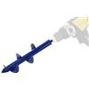 Tivoly - Punta per trapano - Ø 80 mm & L300 mm - Acciaio inossidabile - Asta esagonale Ø 8 mm - Punta da giardino - Perforazione del suolo facile e veloce - Per piantare fiori e arbusti