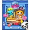 Littlest Pet Shop BANDAI Littlest Pet Shop Petfluencer Sunset Pals Petfluencer Set contiene 2 mini giocattoli per animali domestici LPS, 4 accessori, 1 sfondo, 1 carta da collezione e 1 codice virtuale, giocattoli da