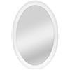 MCS, Specchio da Parete Ovale, Grande, Classico, da Appendere alla Parete in Verticale o in Orizzontale, per Bagno, Camera da Letto o Soggiorno, 53,34 x 78,74 cm, Bianco