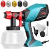 Does not apply Pistola a Spruzzo Elettrica 700W Regolabile, Serbatoio 1200ML 5 Ugelli in Ottone