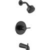 Delta Faucet T14459-BL-PP - Vasca e doccia moderna, colore: nero opaco