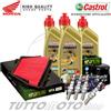Castrol - Hiflo - NGK Tagliando HONDA CBR 600 RR 2007 2008 / Kit Olio Castrol Filtri Candele CBR600