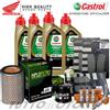 CASTROL / HIFLO / NGK KIT TAGLIANDO HONDA HORNET 600 2003 2004 OLIO CASTROL FILTRI PASTIGLIE CANDELE