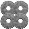 Dreame 2x Paia Panni mop di ricambio lavapavimenti per DreameBot L10s Pro, Fino a 180 giri/min, Pressione costante, Pulizia a fondo dei pavimenti