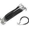 YUYTE 15 Pezzi Elastico Gancio Fermacapelli Styling Coda di Cavallo Ganci Cordino per Capelli per Styling Fasce per Capelli Fermagli per Capelli Spessi per Ragazza Capelli Ricci Capelli (Nero)