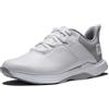 FootJoy Scarpe da Golf Prolite da Donna, Bianco/Grigio, 4 UK Wide