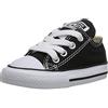 Converse Chuck Taylor Inf C/T A/S Ox Canvas, Scarpe Da Ginnastica Unisex Bambini E Ragazzi, Nero Black 001, 18 EU
