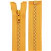 cyclingcolors 2x Cerniera Lampo n. 5 70 cm Chiusure Cursore Tirante Zip Poliestere Abbagliamento Arredamento Cucito Giacche, Senape