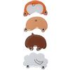 Pearhead Set di 4 magneti per cani, barboncino, carlino, corgi butt, amanti dei cani, magneti per frigorifero