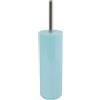 MSV - Porta scopino Inagua - Porta scopino da Pavimento in polistirolo - Manico in Acciaio Inox - Acqua Blu - Testina sostituibile