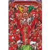 Grupo Erik: Poster Leggende Manchester United/Calcio Inglese, Giocatori Iconici - poster da parete sportivo / 91,5 x 61 cm, incorniciabile
