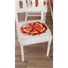 PETTI Artigiani Italiani - Cuscini per Sedia Cucina con Elastico da 2 Pezzi, Copricuscini in Microfibra, Coprisedia con Molla Disegno Angurie, 100% Made in Italy
