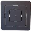 CASTELMERLINO 127.02 Pedana Doccia Colore Grigio-Marrone in Compensato Marino di Okumè cm 60 x 60 per Piatti cm 80 x 80