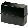 HAN 975-13 - Schedario per 450 schede formato DIN A5, in polistirolo, 228 x 171 x 102 mm, colore: Nero