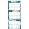 BooQool Calendario da parete 2024-2025, visualizzazione di 3 mesi, calendario verticale 2024-2025, aprile 2024-luglio 2025, calendario 2024-2025, 28 x 66 cm, grande, piatto, perfetto per i tuoi programmi