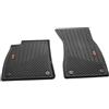 Audi Tappetini in Gomma TPE, Compatibile con A5/S5 B10 FU dal 2024, con Logo S, Nero, Set Anteriore, Originale