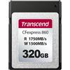 Transcend Memoria flash Transcend CFexpress 860 320 GB [TS320GCFE860]