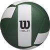 Wilson Pallone da Pallavolo Helix Game, Progettato Per Alte Prestazioni,Presa Avanzata e Controllo Ottimizzato, Realizzato In Microfibra di Alta Qualità, Colore: Verde/Bianco, Dimensioni Ufficiali