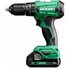 HIKOKI DV18DAWCZ Trapano a percussione con batteria ricaricabile (in valigetta) (2.0) 18 V, colore verde