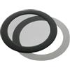 DEMCiflex Filtro antipolvere DEMCiflex 80mm tondo nero/nero