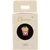 Depesche-Lettere 11834-058 Charm Pommes, Ciondolo Placcato Oro per collane, bracciali e Orecchini, Ideale Come Piccolo Regalo, Multicolore, Normal