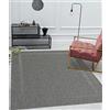 Mias Teppiche Mia's Teppiche Lara Tappeto, Polypropylene, Anthracite D2, 140 x 200 cm