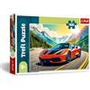 Trefl - Corsa contro il Tempo - Puzzle 100 Pezzi - Puzzle con Veicoli, Intrattenimento Creativo, Divertimento per Bambini dai 5 anni