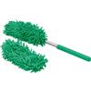 Ad Trend Spolverino in Ciniglia con Ricambio e Manico Telescopico 28-76 cm - Panno Antipolvere Allungabile Pulizia Casa