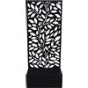 Ad Trend Fioriera Ferro Nera 50×22 cm H 120 cm