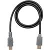 System-S Cavo USB 3.1 da 50 cm tipo C a spina 2.0 Micro B maschio OTG adattatore nero