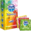Skins Sexual Health Confezione multipla di preservativi aromatizzati, 16 assortiti