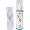 Kotomoda Shampoo Probiotico + Dispenser di Schiuma per Gatti Sphynx, detergente delicato senza profumo per razze senza pelo e a pelo corto, formula idratante a pH bilanciato, 120 ml / 4,06 fl oz