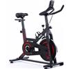 BAKAJI Cyclette Spinning Bike Bici Allenamento Fitness Cardio Palestra Display LCD