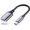 Sooiiyu Adattatore USB C a USB 3.0, 5 Gbps OTG Cavo Tipo C Maschio a USB A Femmina, compatibile con iPhone 16 Pro Max/15 Pro Max, iPad Pro, MacBook Pro/Air, Samsung Galaxy, Google Pixel, Huawei