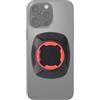 Lumi Zenva Adattatore Universale Compatibile con per Quad Lock Supporto Rapido per Smartphone Moto Bicicletta Auto e Accessori Resistente e Sicuro per Quad Lock Auto (Rosso)