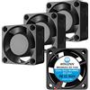 WINSINN Ventola 40mm 24V - Doppio Cuscinetto a Sfere 8000 RPM 4020 Ventola di Raffreddamento per Stampante 3D/Industria, Cavo 30cm con XH2.54-2PIN, Brushless 40x20mm (4Pz)