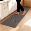 Romon Tapis Cuisine antidérapant Lavable 43x180cm | Dessous en Caoutchouc Absorbant Tapis Sol pour Cuisine, Couloir et Entrée
