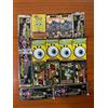 Edibas Lotto 16 Pacchi Sigillati di Lamincard e Card (Spongebob-Batman-Ben 10-Skifidol)