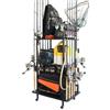 Rush Creek Creations Carrello per attrezzatura da pesca a 12 canne, carrello per attrezzatura da pesca con 12 clip per canna da pesca, nero