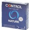 THERAS CONSUMER HEALTH Srl Control Nature Preservativi in Lattice Naturale, 3 Pezzi, protezione naturale, comfort anatomico.