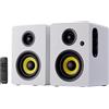 Sanyun SW206 Altoparlanti da Scaffale HiFi 4" con Modalità Studio, 80W