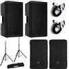 RCF ART 935-A 2 Diffusori 2100W + 2 Cover RCF + 2 Cavi 10mt + Coppia Stativi