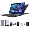ANTEMPER Tablet 10 pollici, Android 14 Tablet con 128 GB ROM + 8 GB RAM