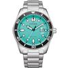 Citizen Orologio analogico al quarzo da uomo con cinturino in acciaio inox AW1760-81W, argento, misura unica, Bracciale