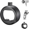 Godox S-R2 supporto adattatore per supporto adattatore per testa rotonda migliorato on-camera per Godox AD200 AD200Pro AD200Pro II V860III V850III TT685II TT600 TT520II