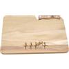 Tagliere in frassino con coltello